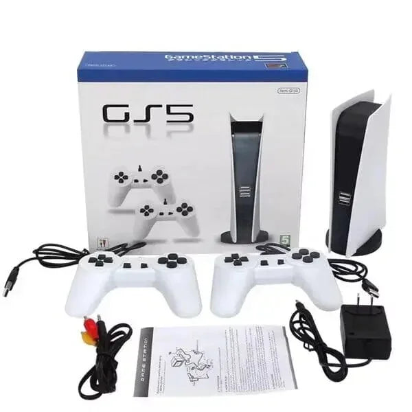 š® 8-Bit GS5 Retro TV Game Console with 300 Built-In Classic Games + Dual USB Controllers