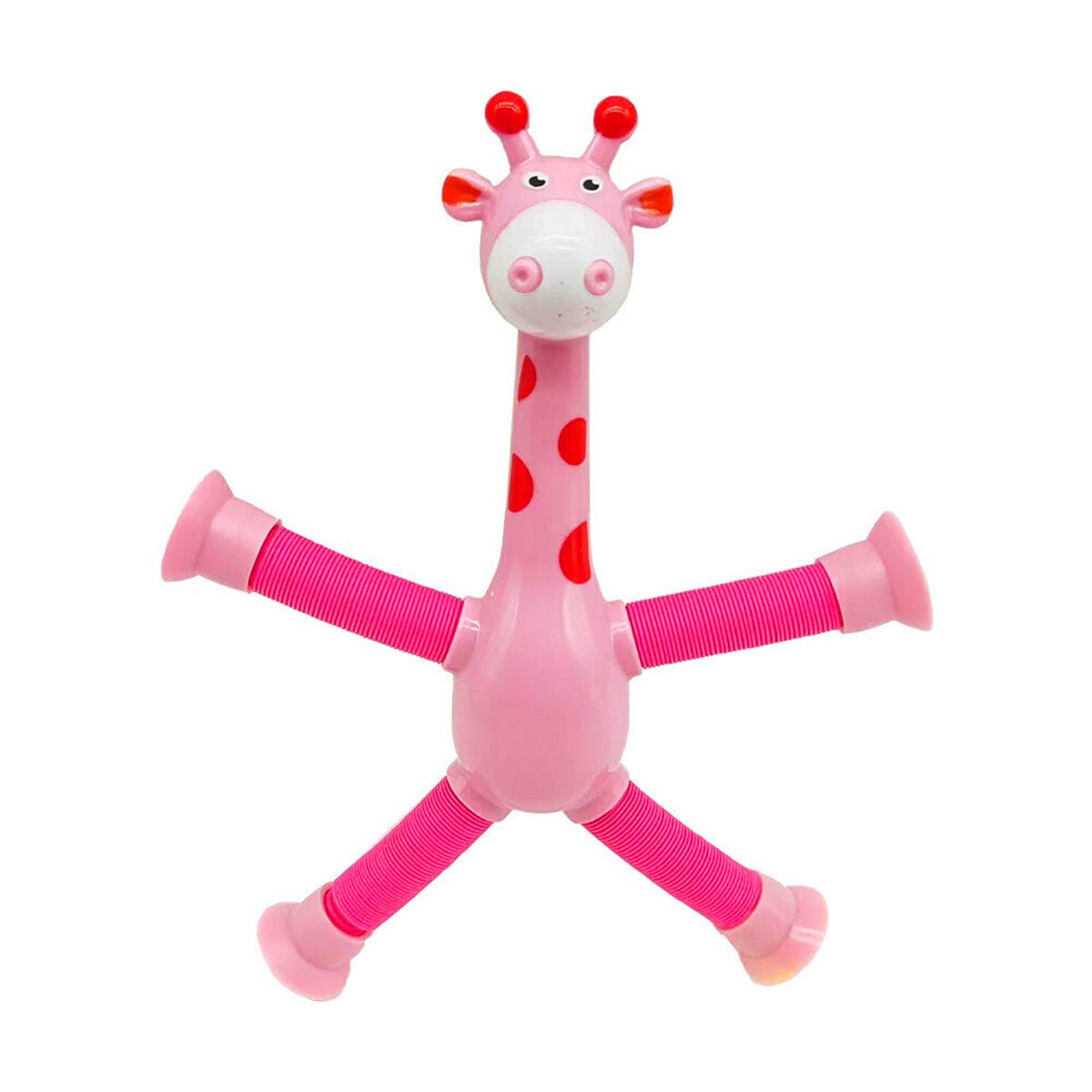 2 Pcs Giraffe Telescopic Sucker Pop Shape Changing Fidget Toys Kids