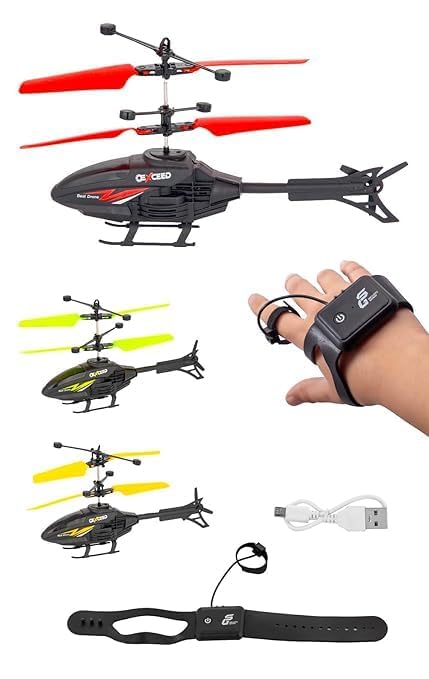 Helicopter with Hand Induction & Watch Control | Dynamic Motion Sensing Aerocraft