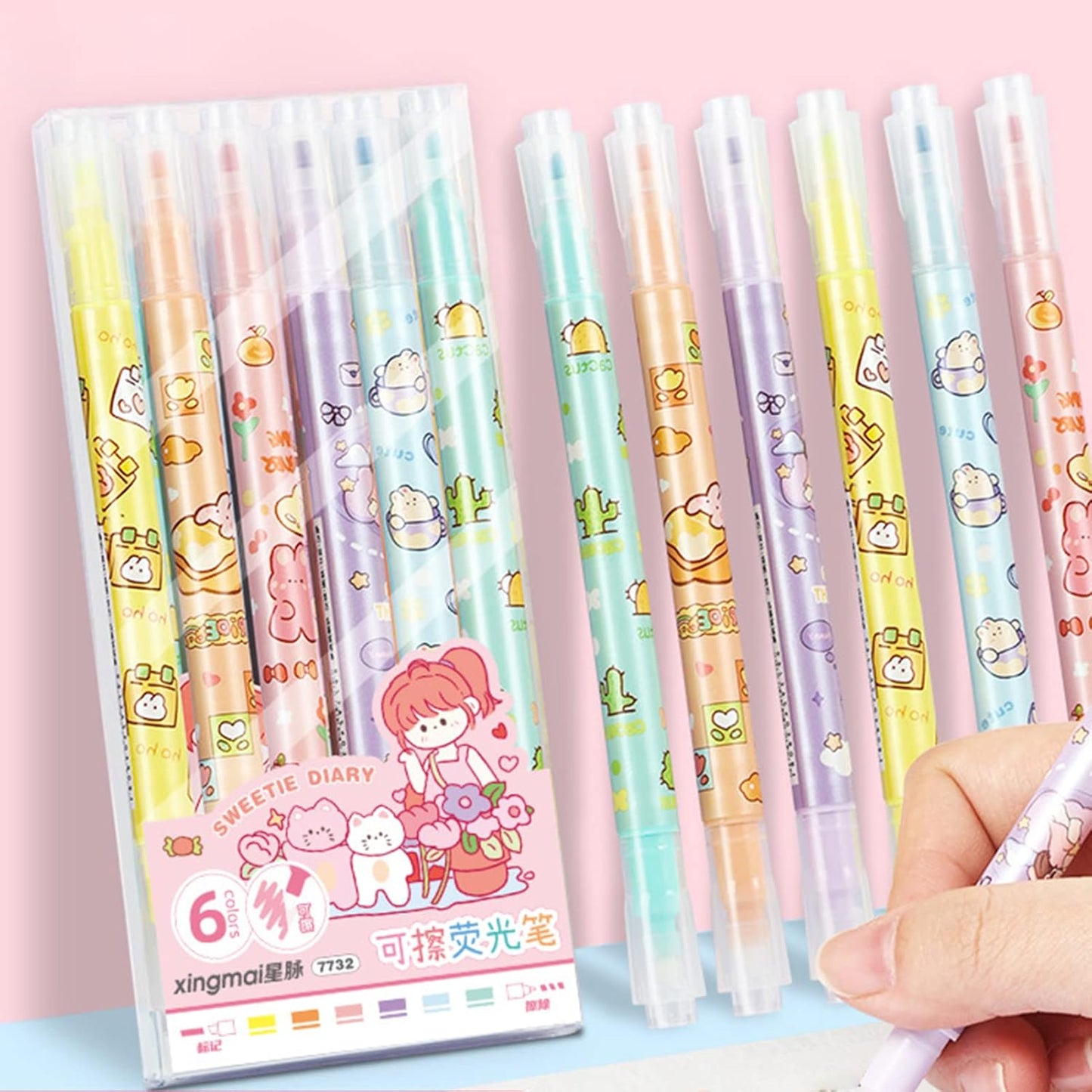 Erasable Double Sided Highlighter Marker