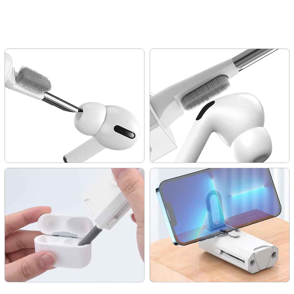 8 in 1 Keyboard Cleaner Kit with Brush for Earbuds PC ETC