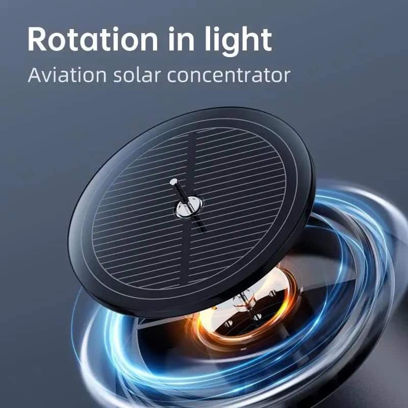 Aeroplane Solar Car Air Freshener Perfume Diffuser
