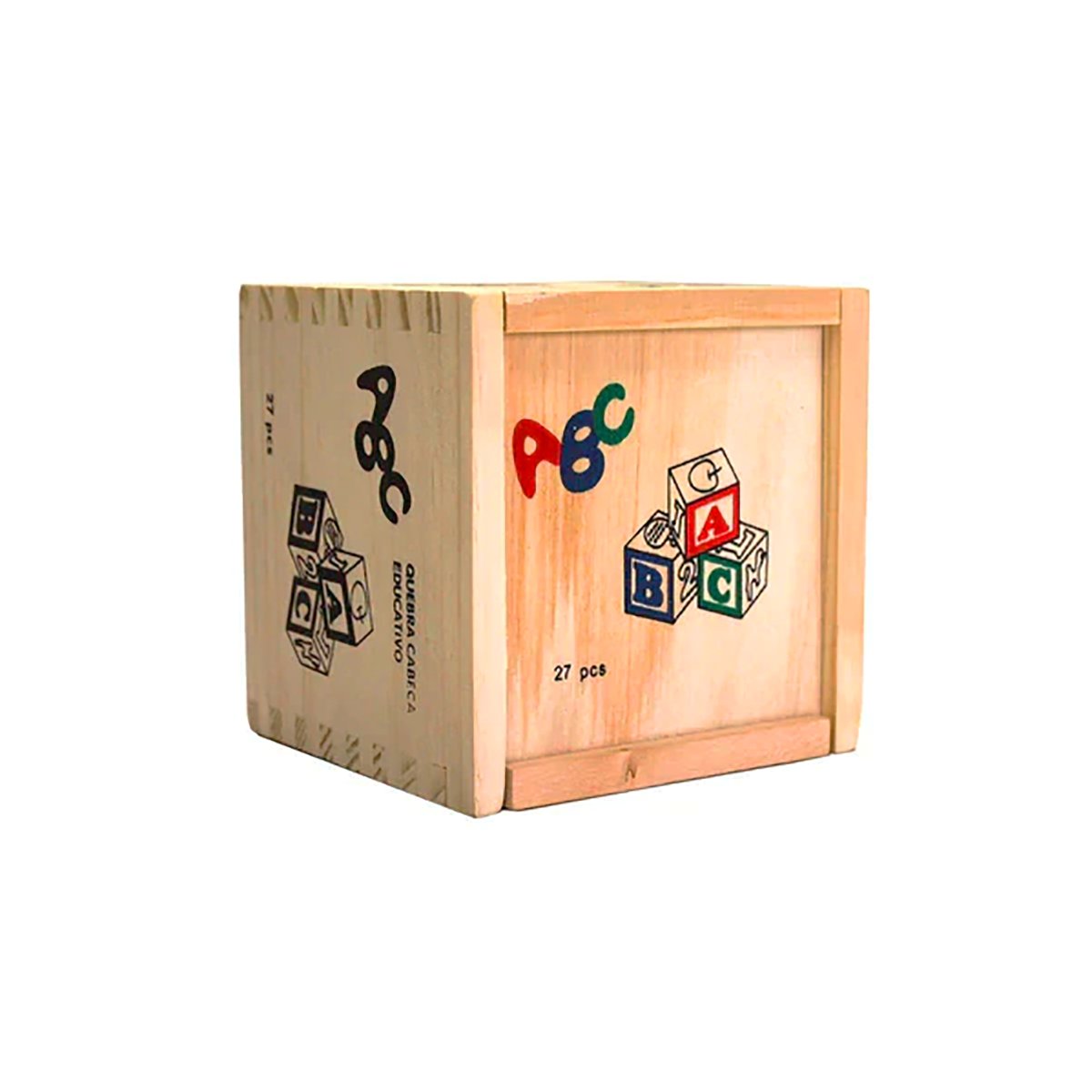 Alphabet ABC Wooden Wood Blocks Educational toys for kids - 27 Pieces for Kids
