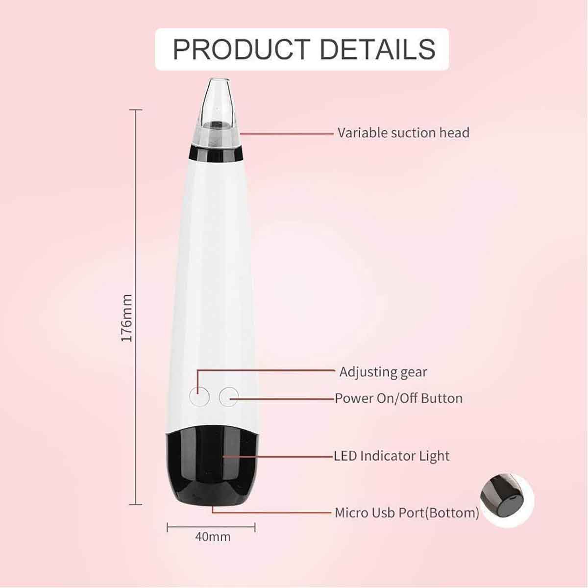 Blackhead Remover Vacuum Machine Device Electronic Skin Care Health