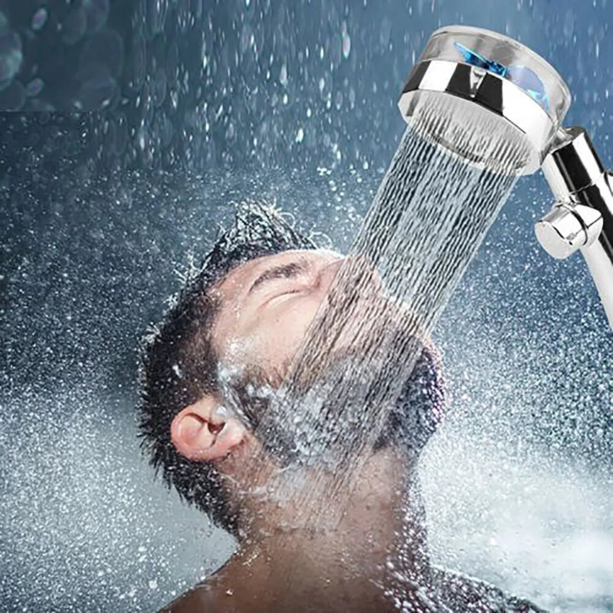 Hydro Shower Jet High Pressure Turbo Head Set