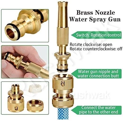 Heavy Duty Adjustable Twist Hose Nozzle