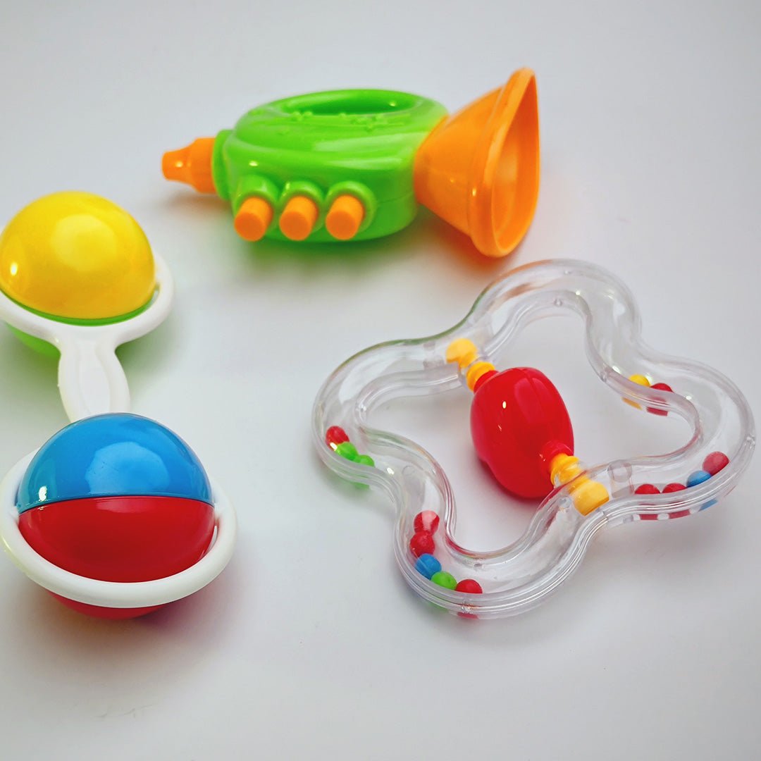 Pack of 3 Lucky King Baby Rattling Toys