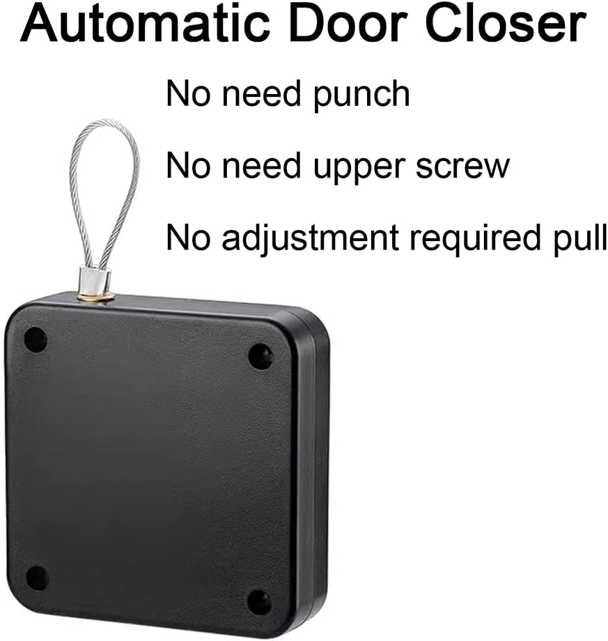 Punch-Free Automatic Door Closer