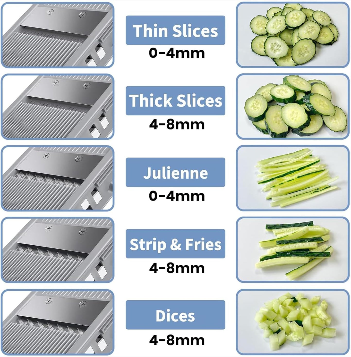 Mandolin Vegetable Slicer Food Chopper