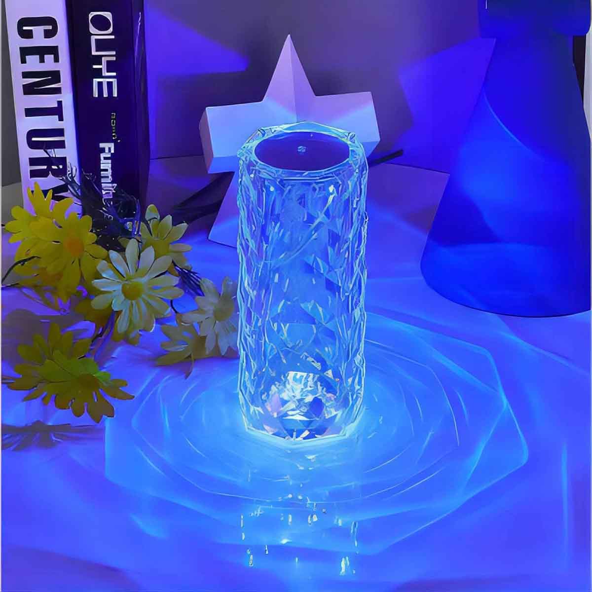 USB Rechargeable Crystal Table Lamp