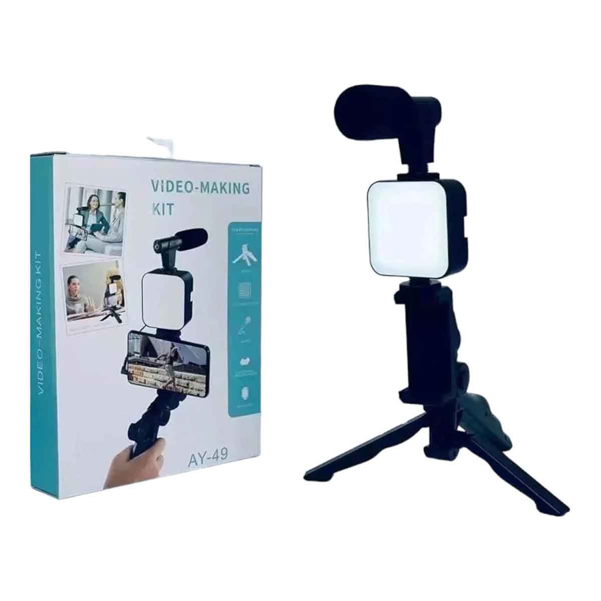 Vloggers Making Kit With Tripod Stand Video Equipment Gadgets for Film Makers Vlogs