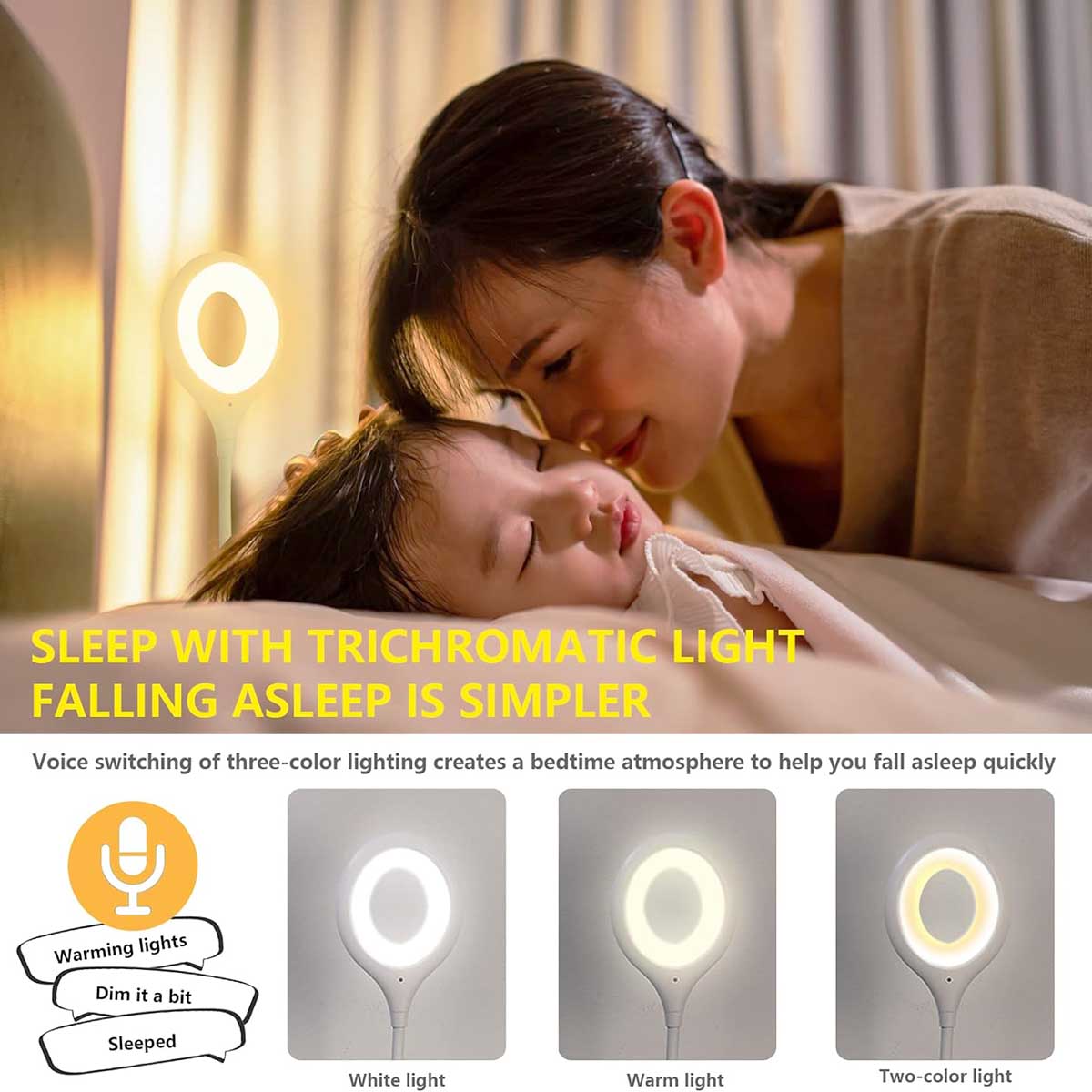 Voice Control USB Light for Laptop Keyboard Sound Control 3 Color 4 Lvls
