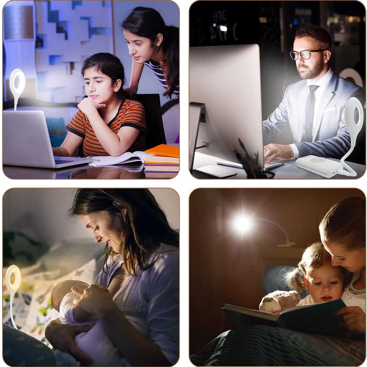 Voice Control USB Light for Laptop Keyboard Sound Control 3 Color 4 Lvls