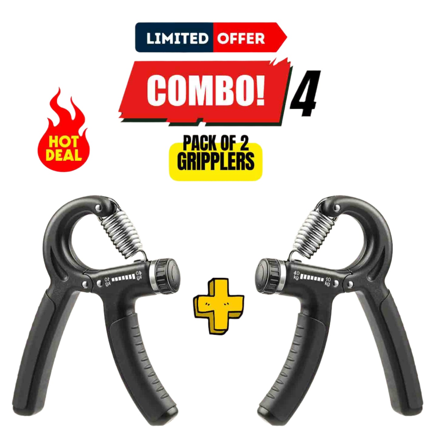 Combo 4 - Pack of 2 Hand Gripplers