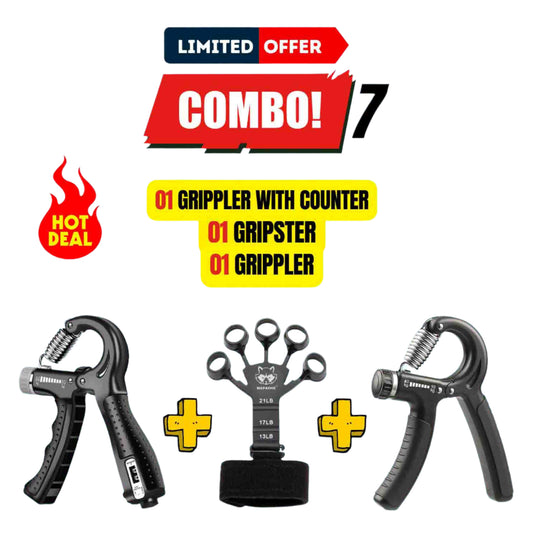 Combo 7 - Finger Gripster + + Grippler + Grippler w/ Display Counter