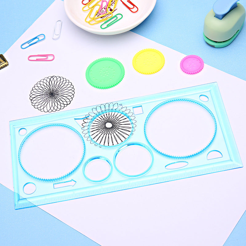 Spirograph Geometric Ruler - 3 Pcs