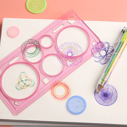 Spirograph Geometric Ruler - 3 Pcs