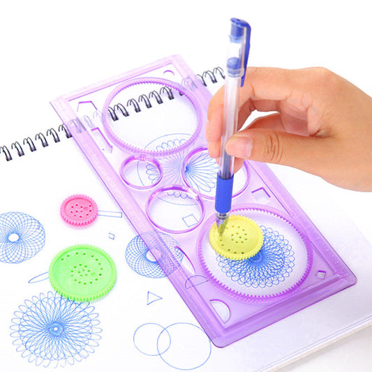 Spirograph Geometric Ruler - 3 Pcs