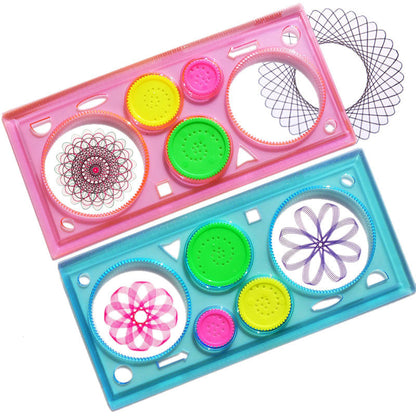 Spirograph Geometric Ruler - 3 Pcs