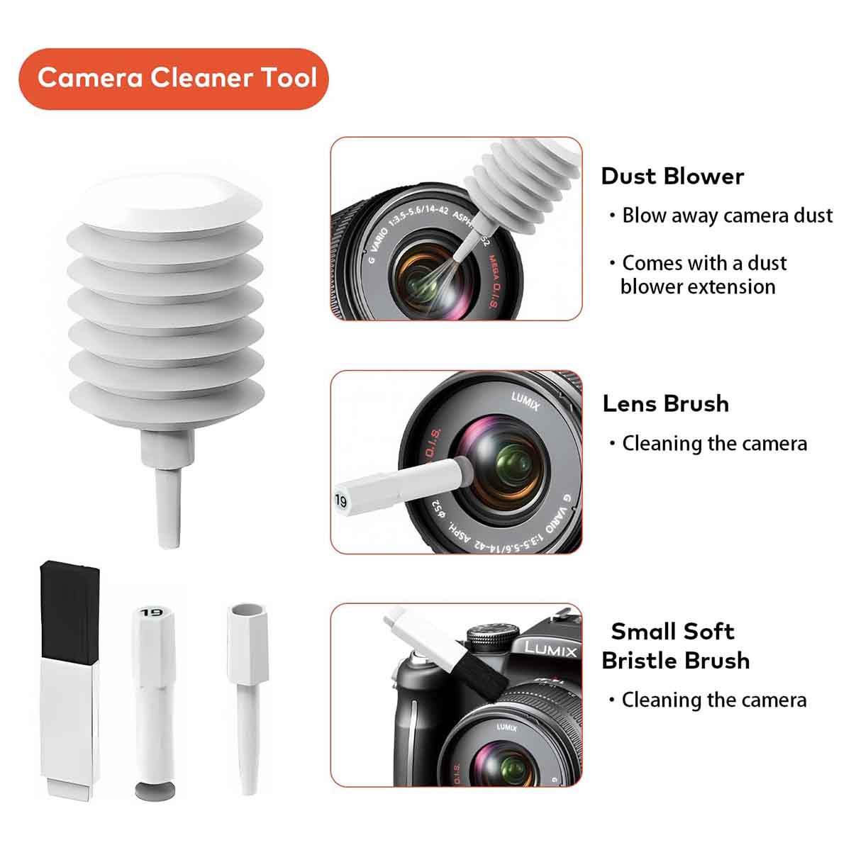 20 in 1 Multi-Functional Cleaning Kit Airpods Earbuds PC Laptop Phone Camera