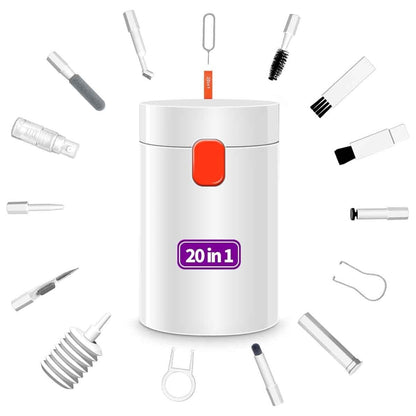 20 in 1 Multi-Functional Cleaning Kit Airpods Earbuds PC Laptop Phone Camera