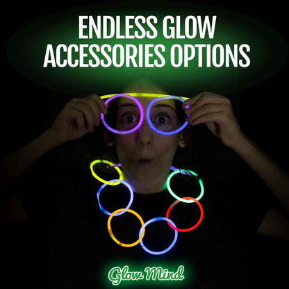 50 Pcs Glow in the Dark Sticks for Kids