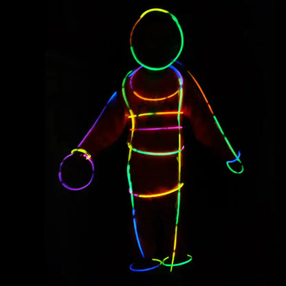 50 Pcs Glow in the Dark Sticks for Kids