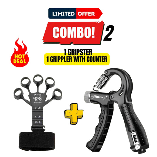 Combo 2 - Finger Gripster + Grippler with Display Counter
