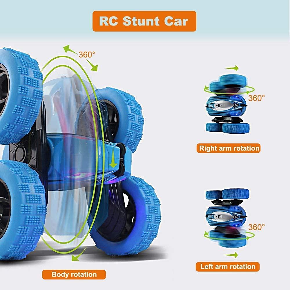 360° Flip RC Car - 2.4GHz Double-Sided Rotating Stunt Car
