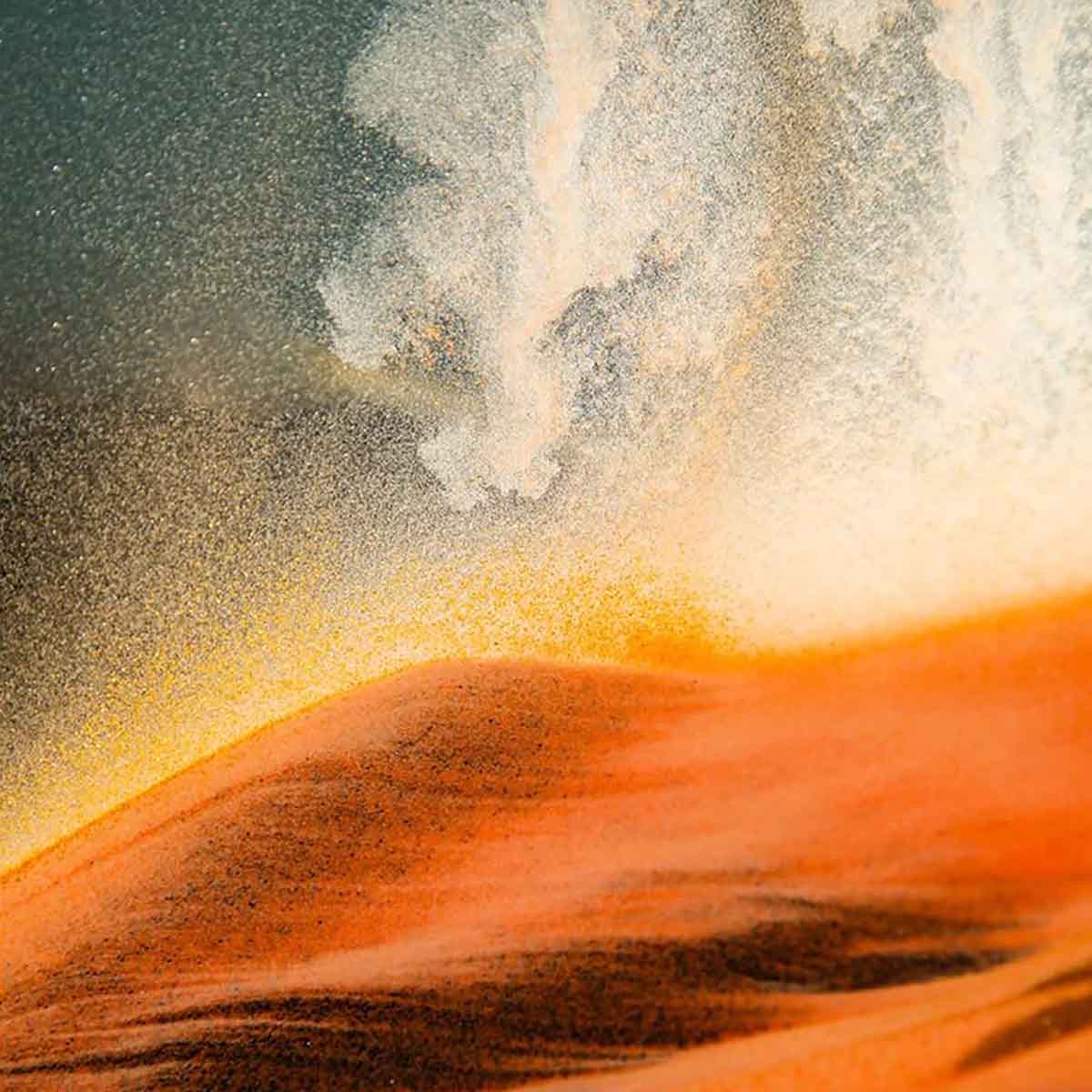 3D Oceanic Sandscape Home Decoration Water Sand Air ArtPiece