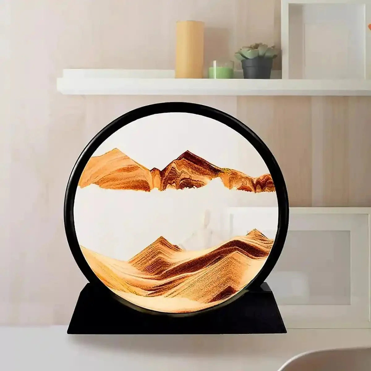3D Oceanic Sandscape Home Decoration Water Sand Air ArtPiece