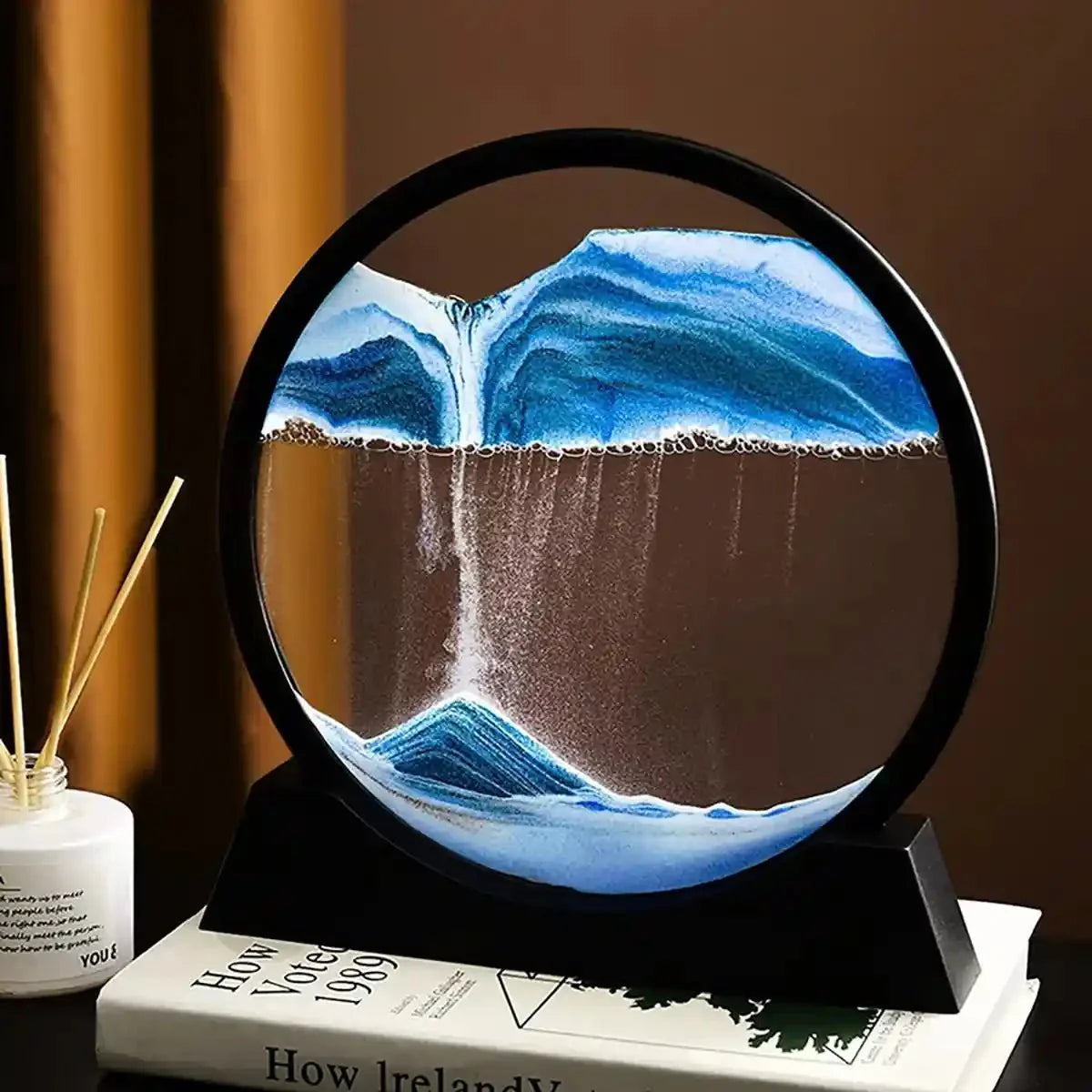 3D Oceanic Sandscape Home Decoration Water Sand Air ArtPiece