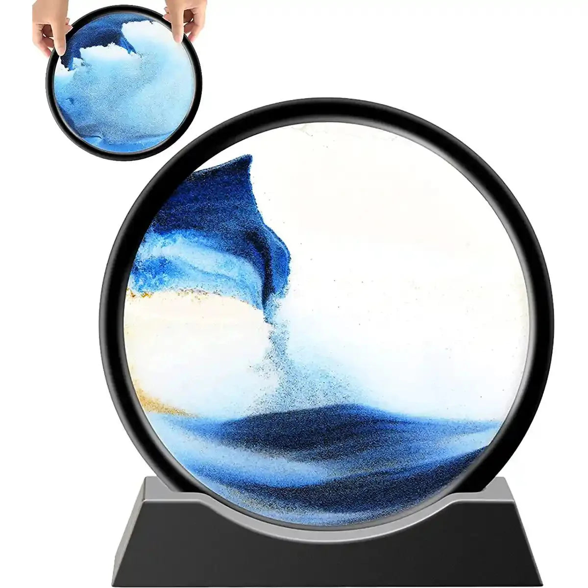 3D Oceanic Sandscape Home Decoration Water Sand Air ArtPiece