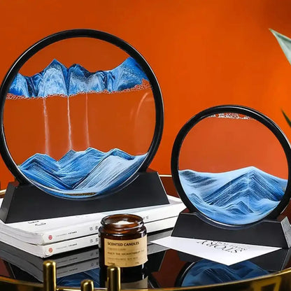 3D Oceanic Sandscape Home Decoration Water Sand Air ArtPiece