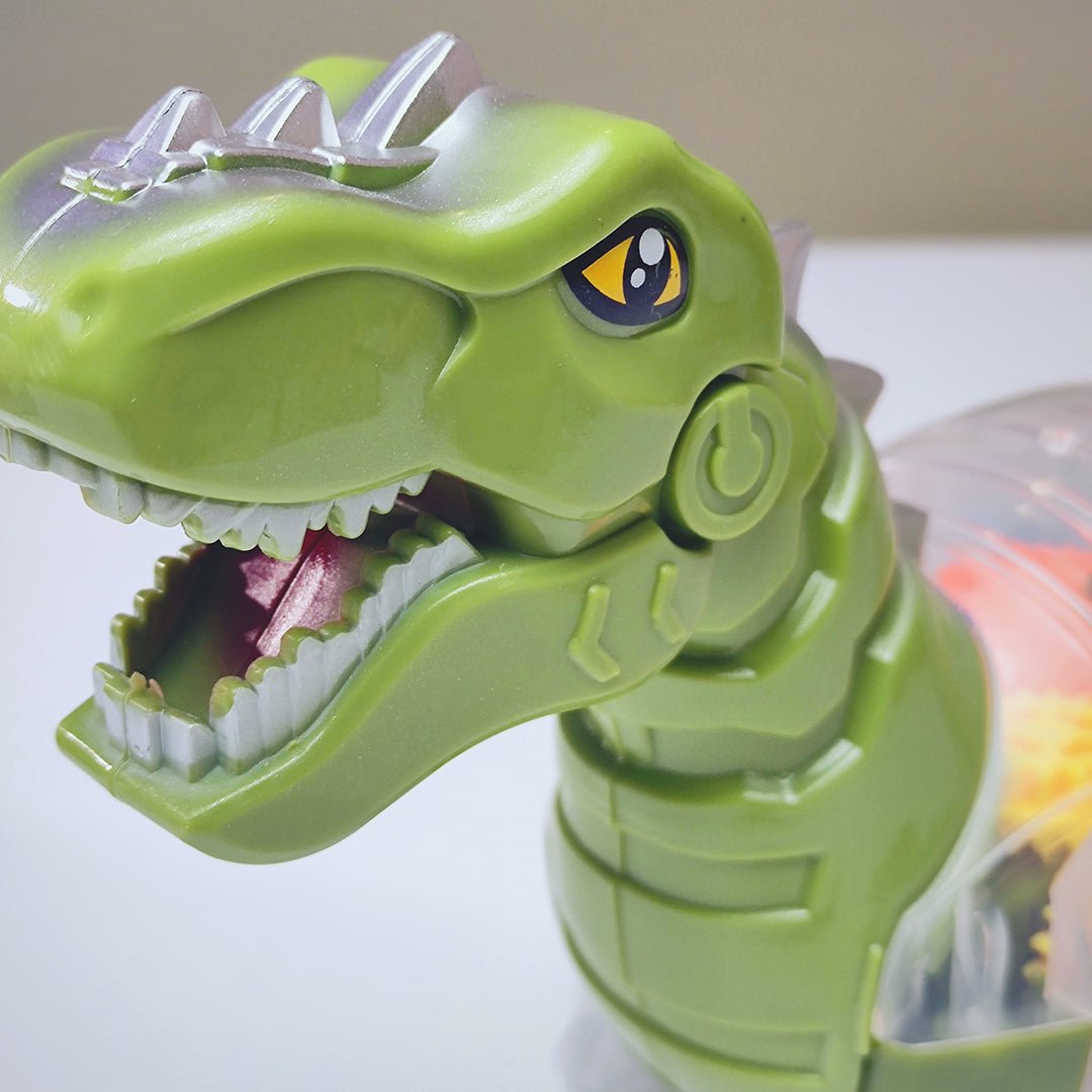 3D Transparent Gear Dinosaur with Music and Lights Toy