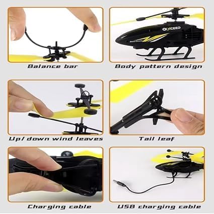 Helicopter with Hand Induction & Watch Control | Dynamic Motion Sensing Aerocraft