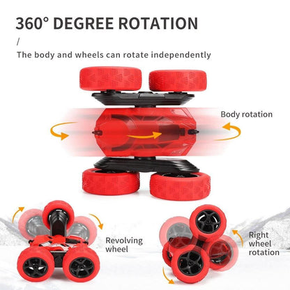 360° Flip RC Car - 2.4GHz Double-Sided Rotating Stunt Car