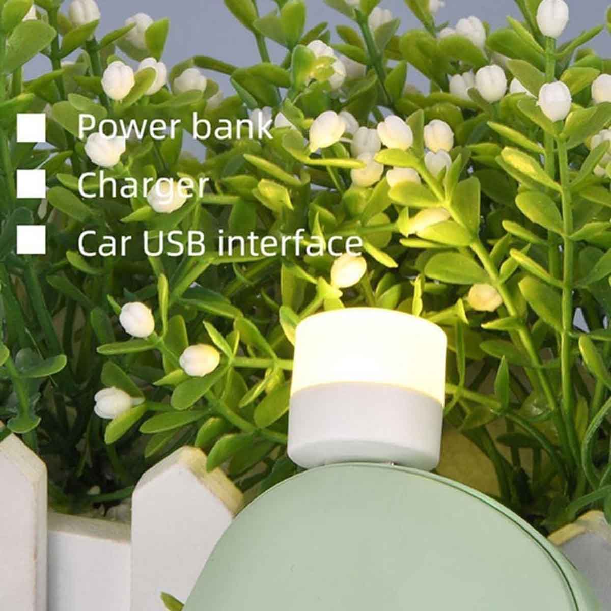 5 Pcs USB LED Light Compact Bulb Portable Ambient Lamp