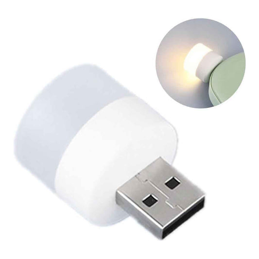 5 Pcs USB LED Light Compact Bulb Portable Ambient Lamp