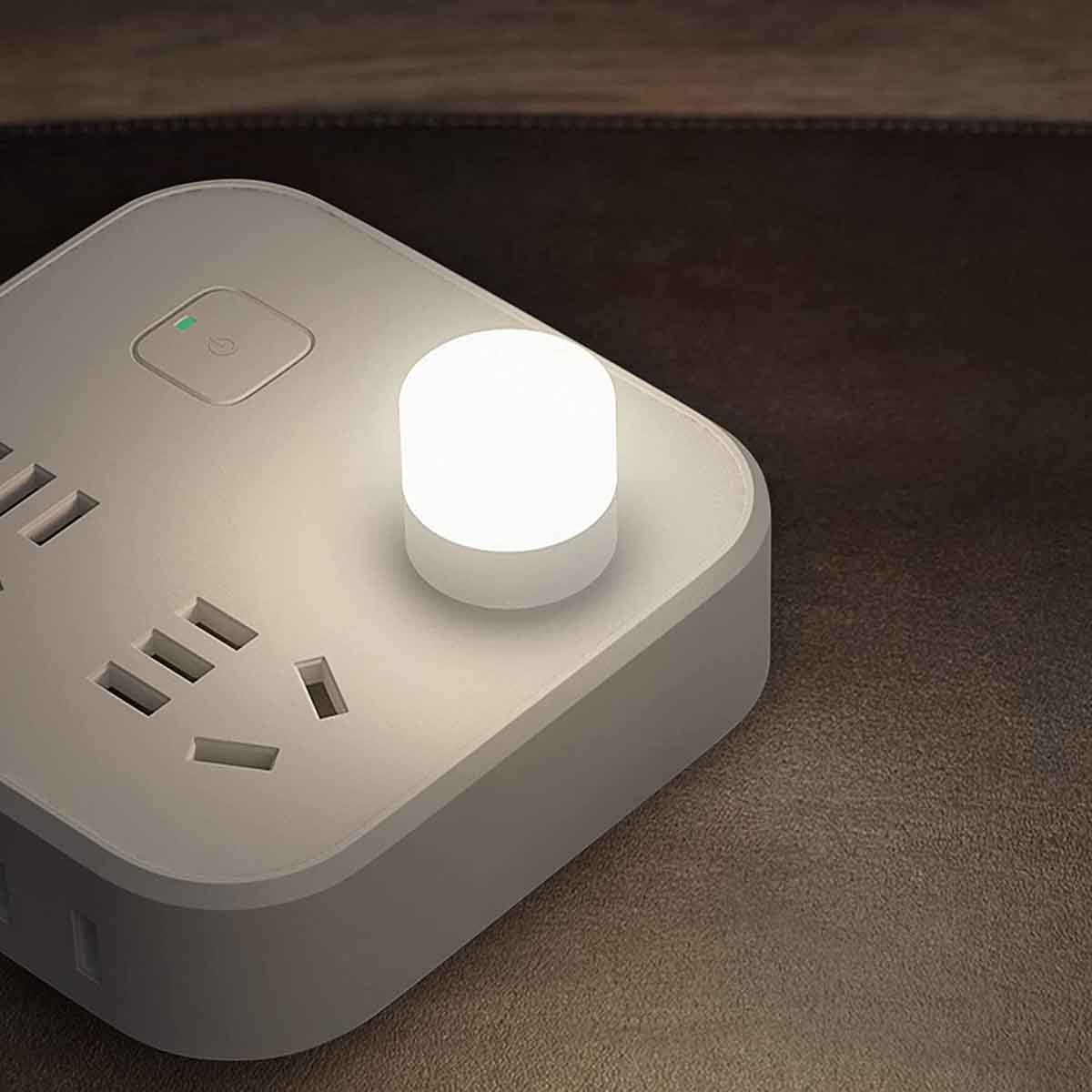 5 Pcs USB LED Light Compact Bulb Portable Ambient Lamp
