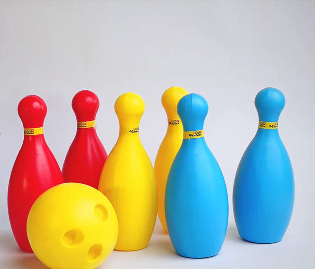 6 in 1 Colourful Bowling Pin Toys Set for Kids