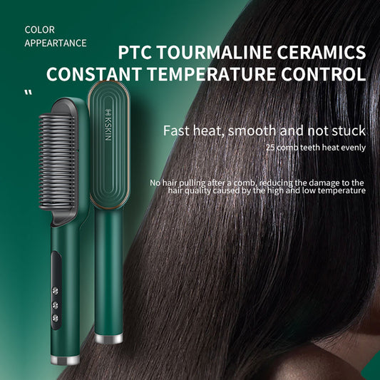 Ionic Hair Straightener With Hair Brush