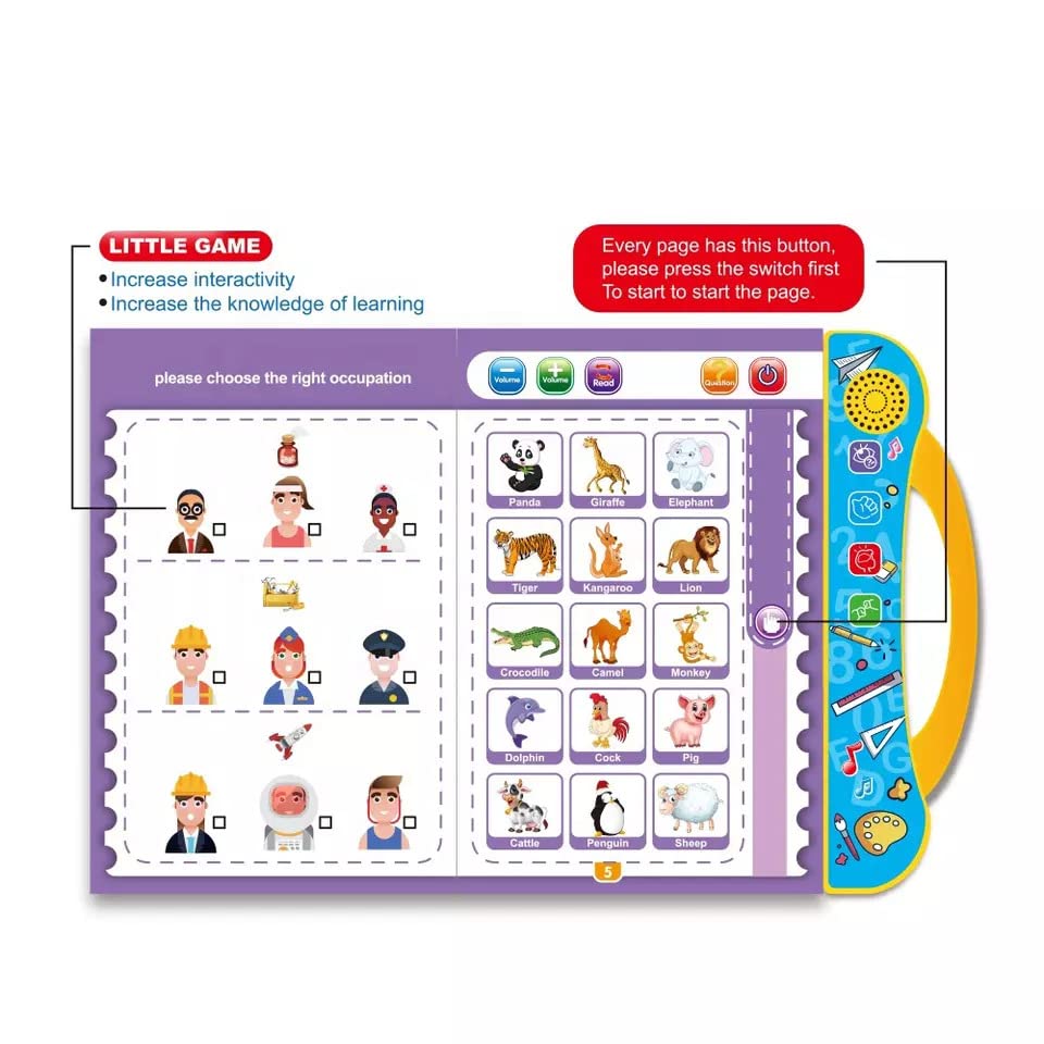 Kids Sound Book For Children B/O Learning Book