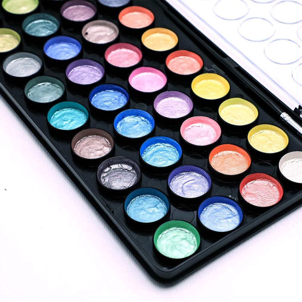 Mont Marte Metallic Watercolour Set 37 Pcs
