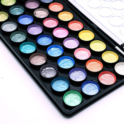 Mont Marte Metallic Watercolour Set 37 Pcs
