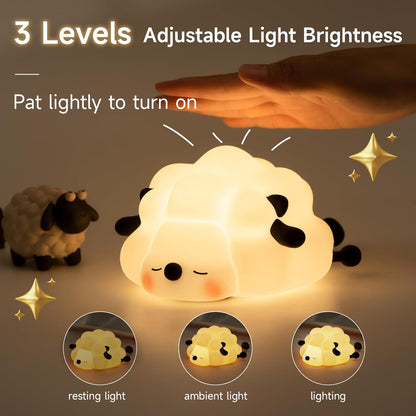 🐑✨ Dreamy Animal Night Lights – Sheep & Panda Edition 🐼💤
