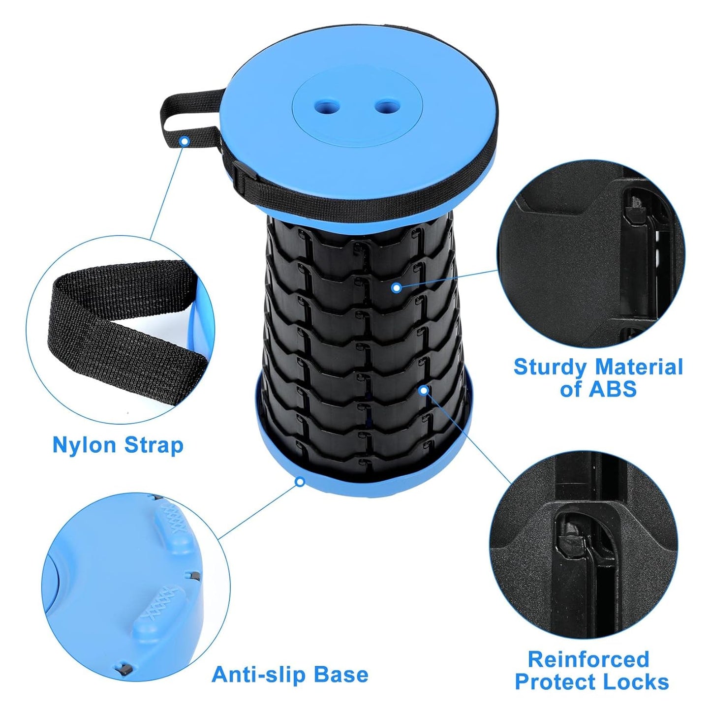 Folding Portable Stool Telescopic Chair