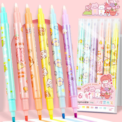 Erasable  Double Sided Highlighter Marker