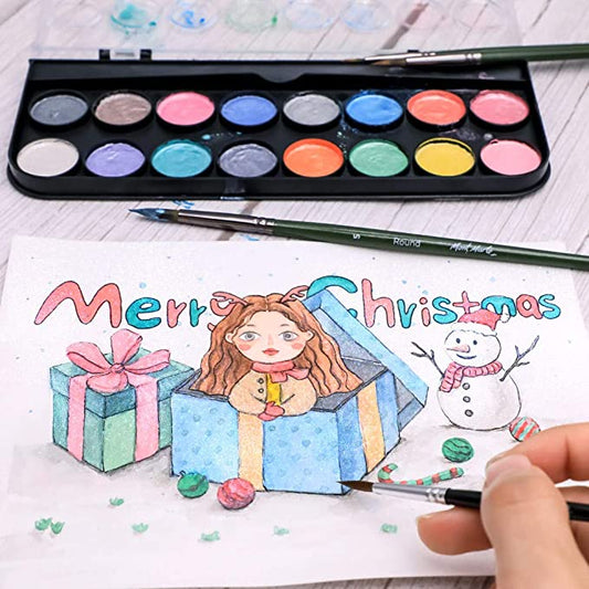 Mont Marte Metallic Watercolour Set 17 Pcs