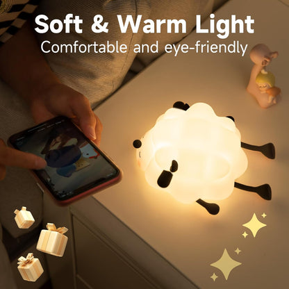 🐑✨ Dreamy Animal Night Lights – Sheep & Panda Edition 🐼💤